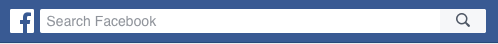 search bar Facebook