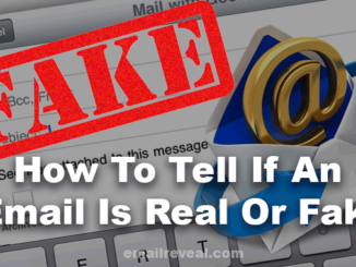 how to tell if an email is fake